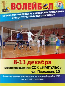 КУБОК ОСТРОВЕЦКОГО РАЙОНА ПО ВОЛЕЙБОЛУ СРЕДИ ТРУДОВЫХ КОЛЛЕКТИВОВ